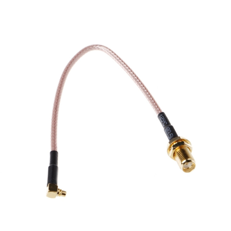 RG316 SMA Female to MMCX Right Angle Male Braid Cable, Length:15cm RG316 SMA Female to MMCX Right Angle Male Braid Cable, Length:15cm